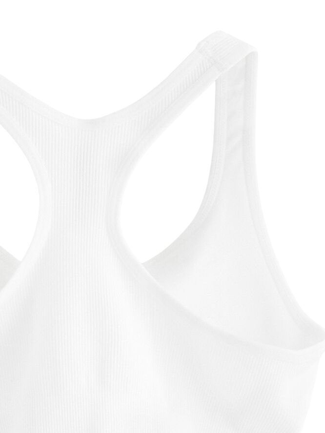 Ribbet myk BH uten sømmer