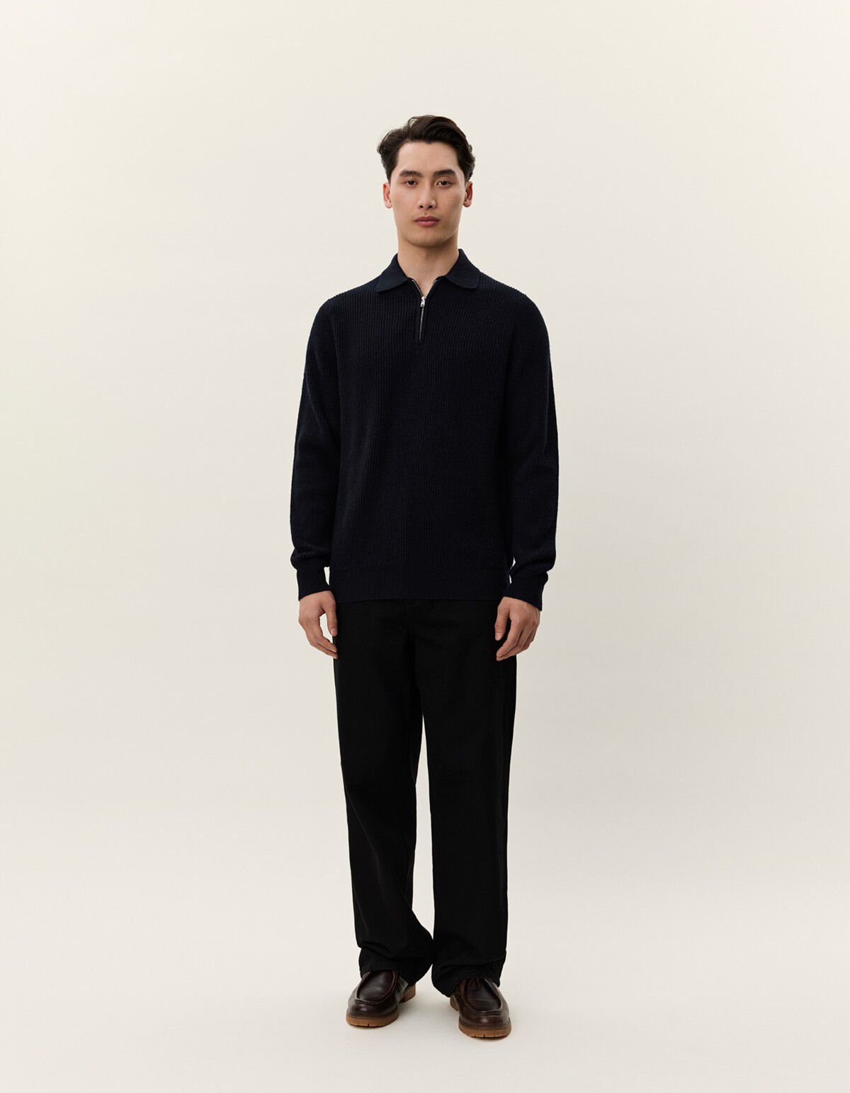 Elinor Zipper Polo Knit