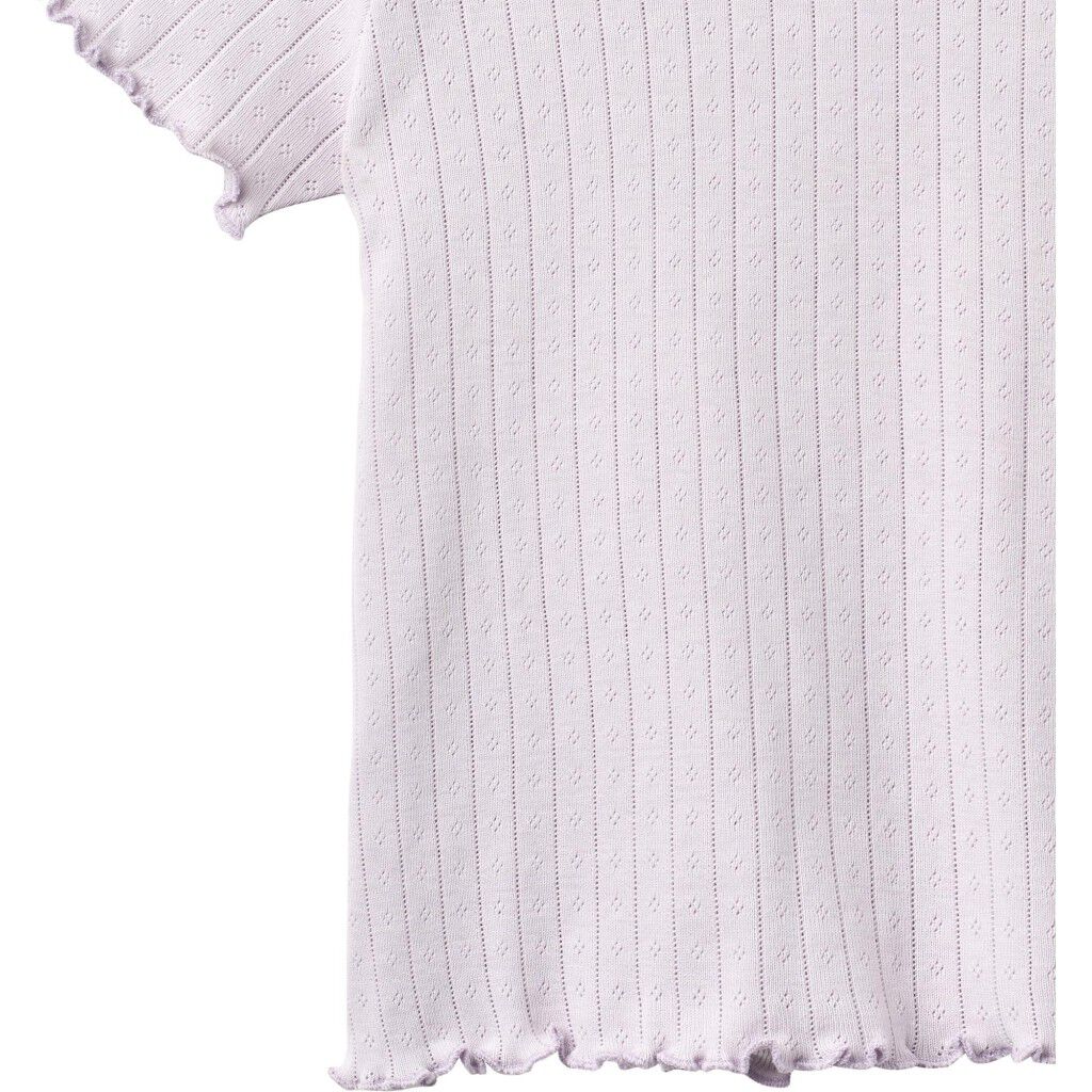 Kort&aelig;rmet Rib T-shirt Irene