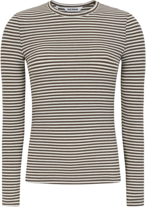 SRFenja Stripe O-neck Top
