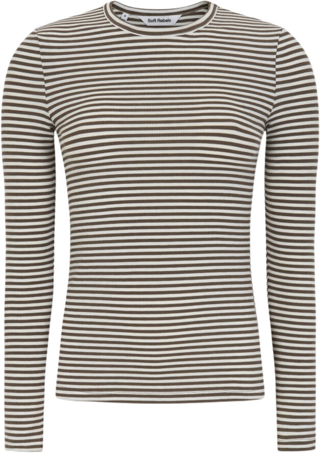 SRFenja Stripe O-neck Top
