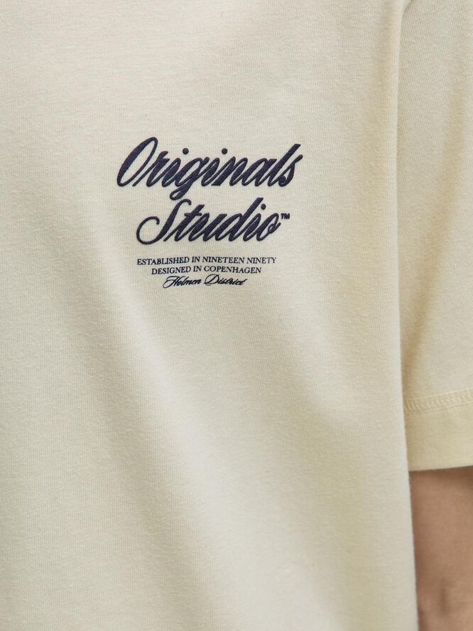 Jornorrebro Typo Tee Ss Crew Neck Sn Jnr