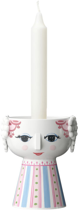 Eva Lysestage H9. 5 cm pink