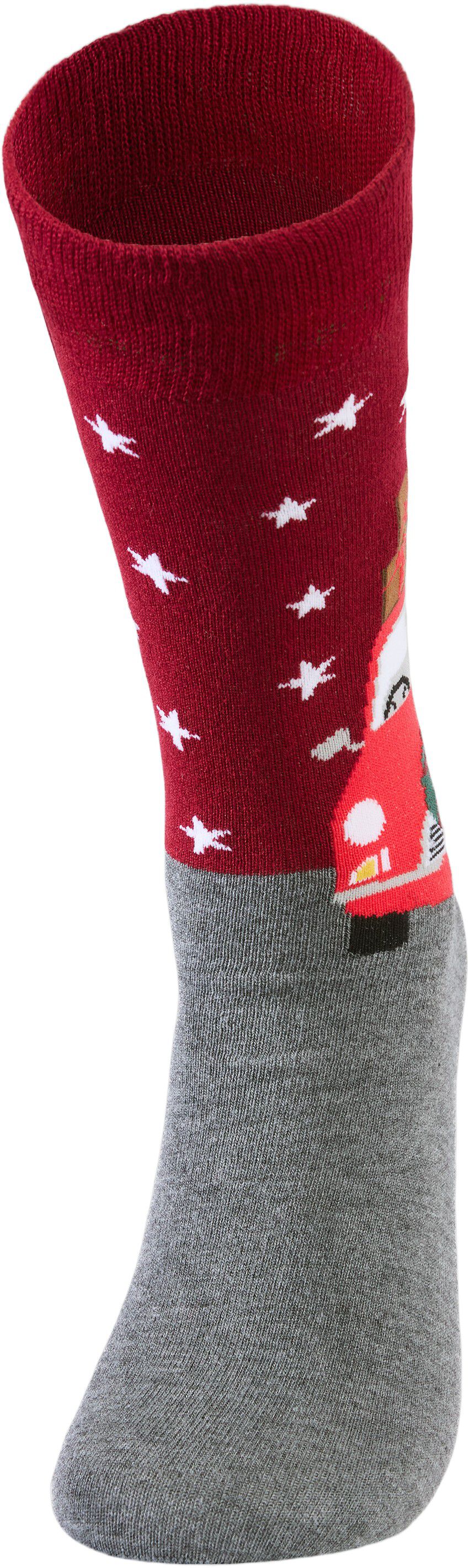 Christmas bamboo sock