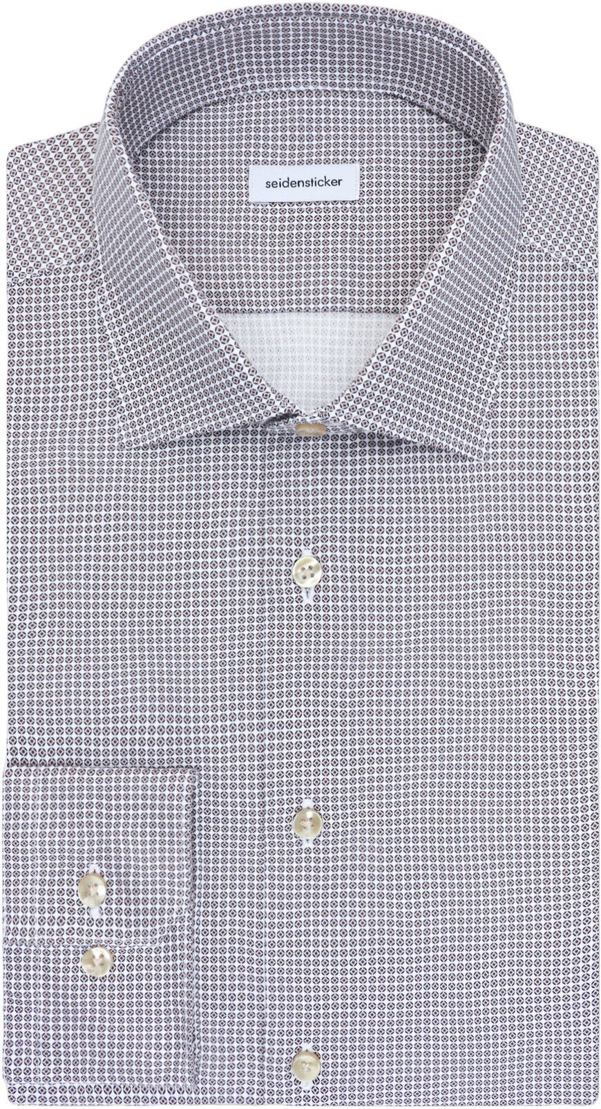 Business shirt Slim 1/1 Kent-Collar Print
