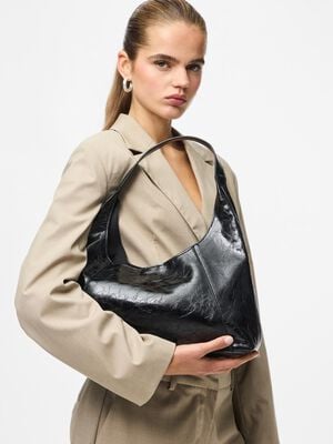 PCJOYE PATENT HOBO BAG D2D FSY