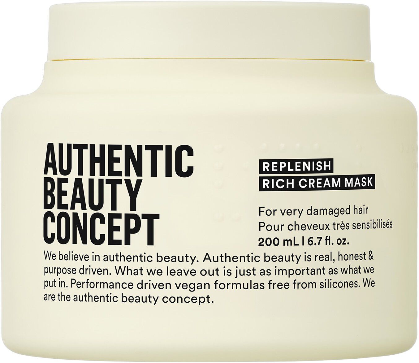 Replenish Rich Cream Mask - Reparerende maske til tykt, kruset h&aring;r