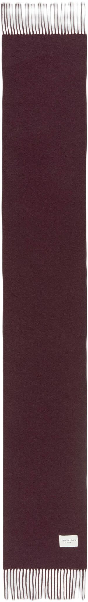 Scarf, woven wool, skinny extra-lon