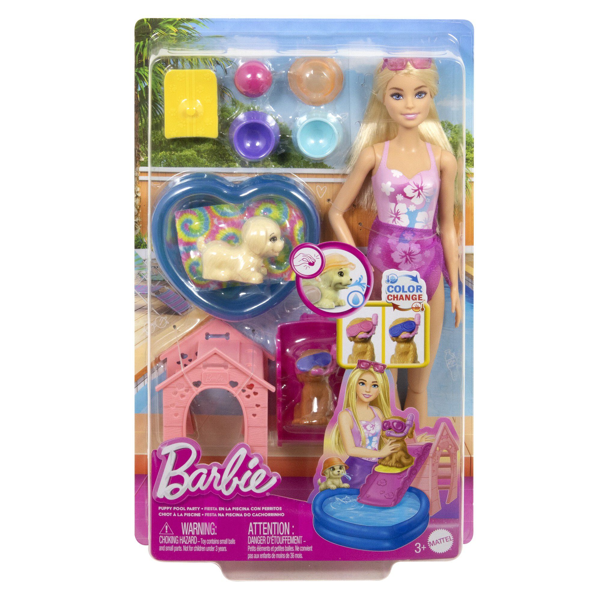 Barbie Puppy Pool Party A