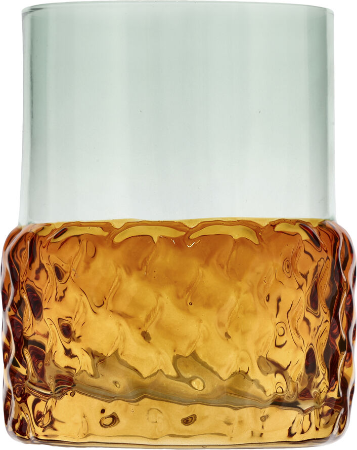 Telysestake Styles 7,7 x 10 cm Blå/Amber