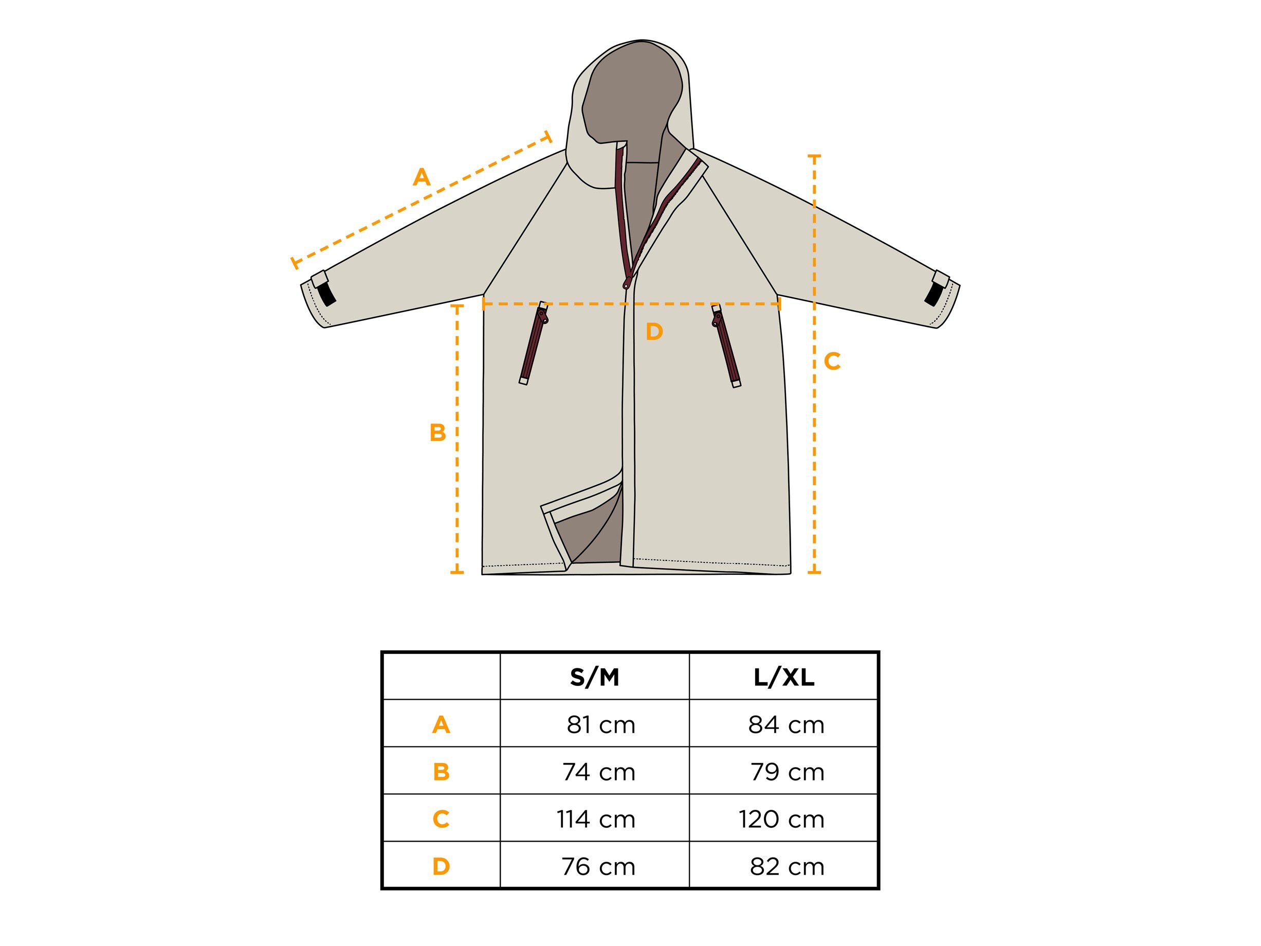 Vinterbadek&aring;pe L/XL North Beige