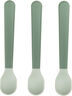 Foodie easy-grip babyske 3-pak Grøn
