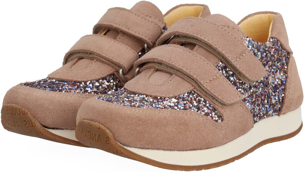 Running style glitter sneaker