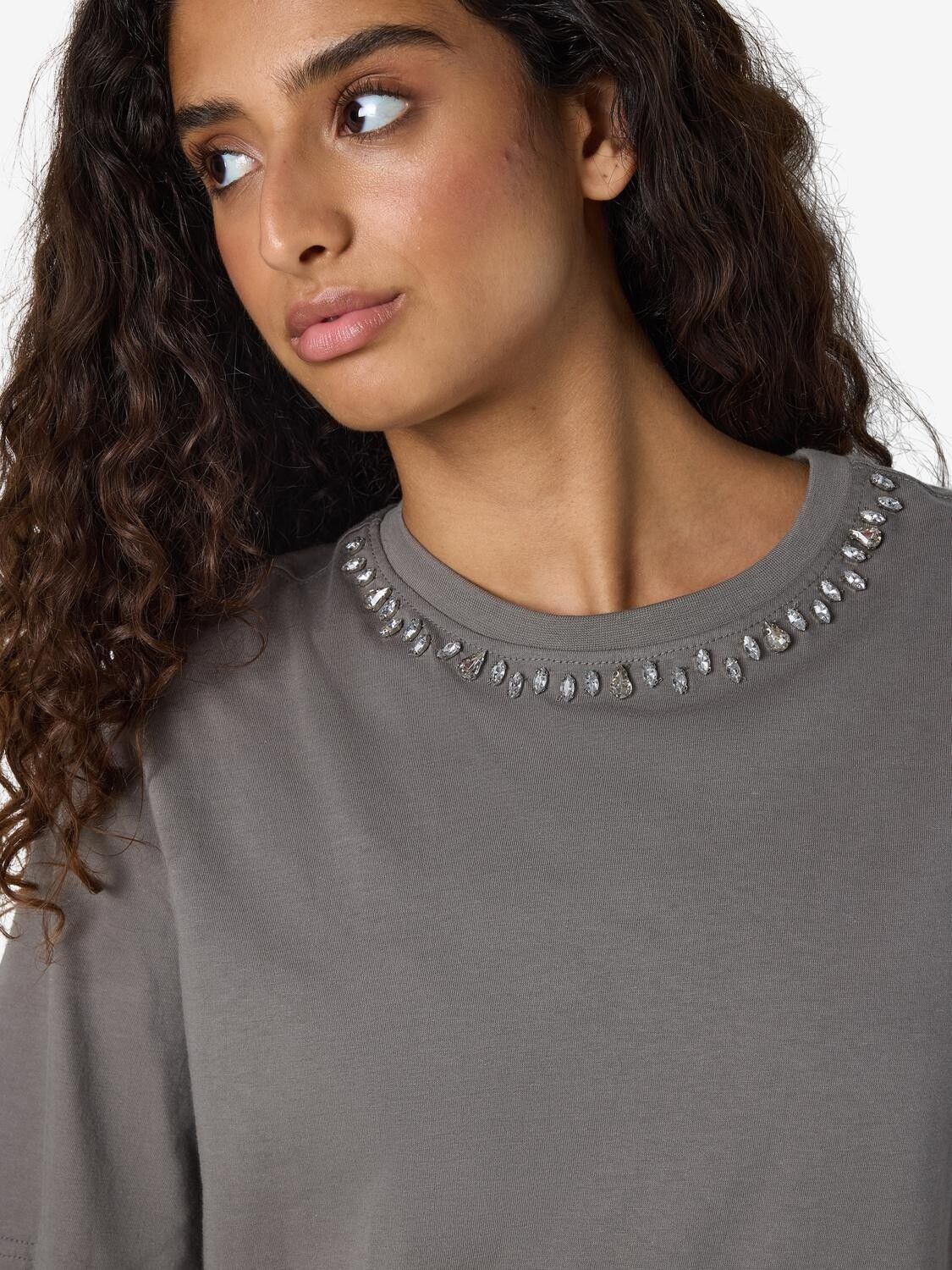 Nmbelle S/S Simili T-Shirt Jrs Fwd