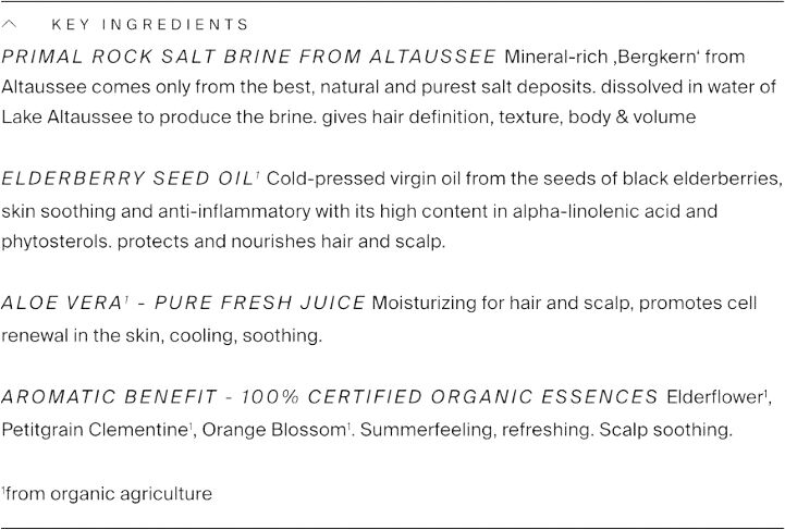 Organic Elderflower Salt Spray