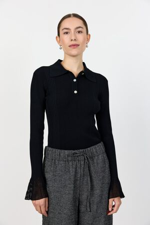 LR-OBI 1 Cardigan Sort