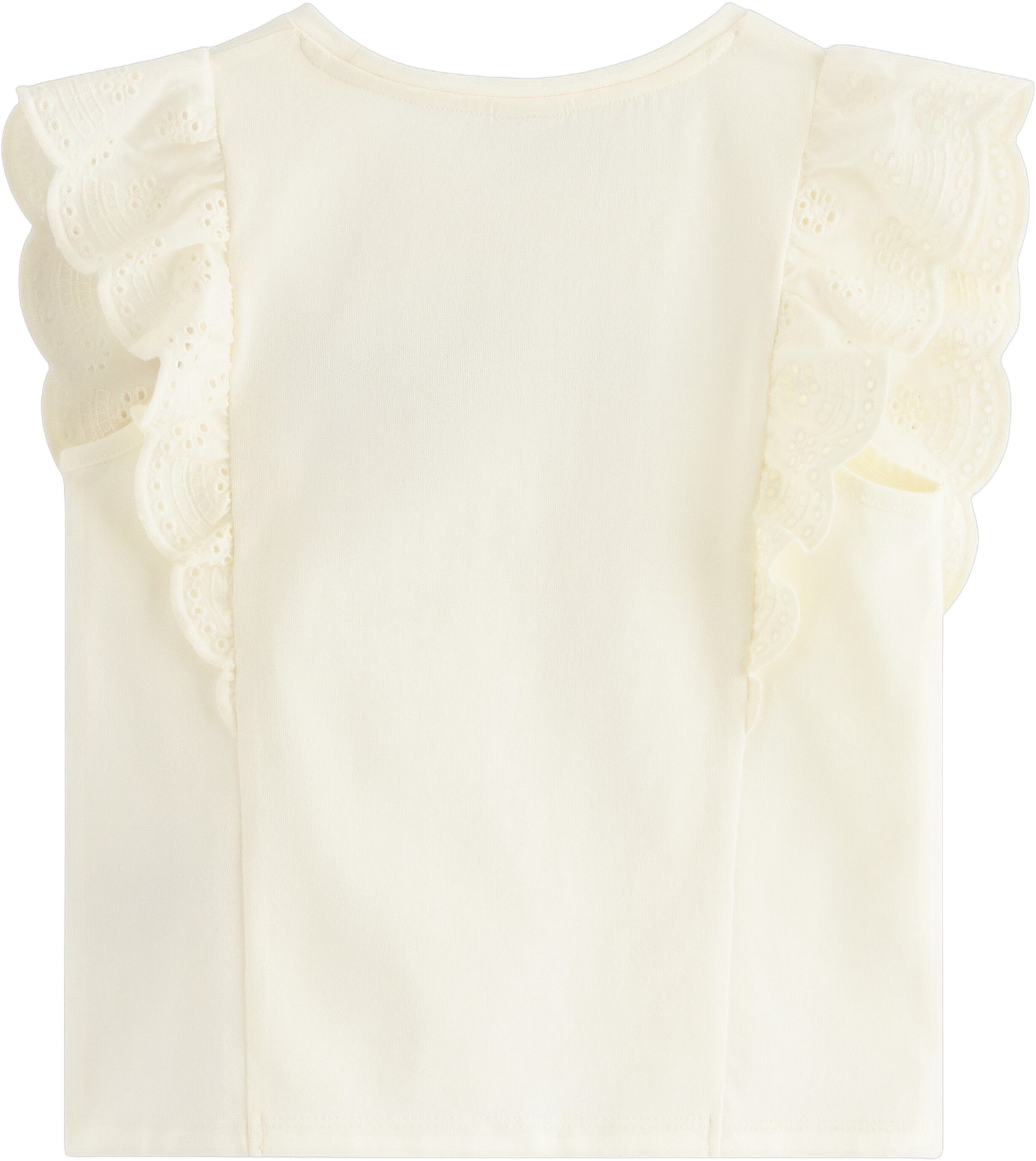 Top embroidery lace frill
