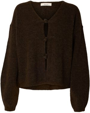 SLWLULU LS DUFFLE KNIT CARDIGAN