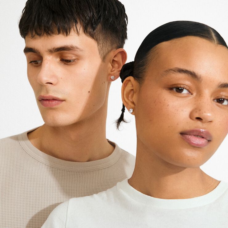 KOTA øreringe sølvbelagt