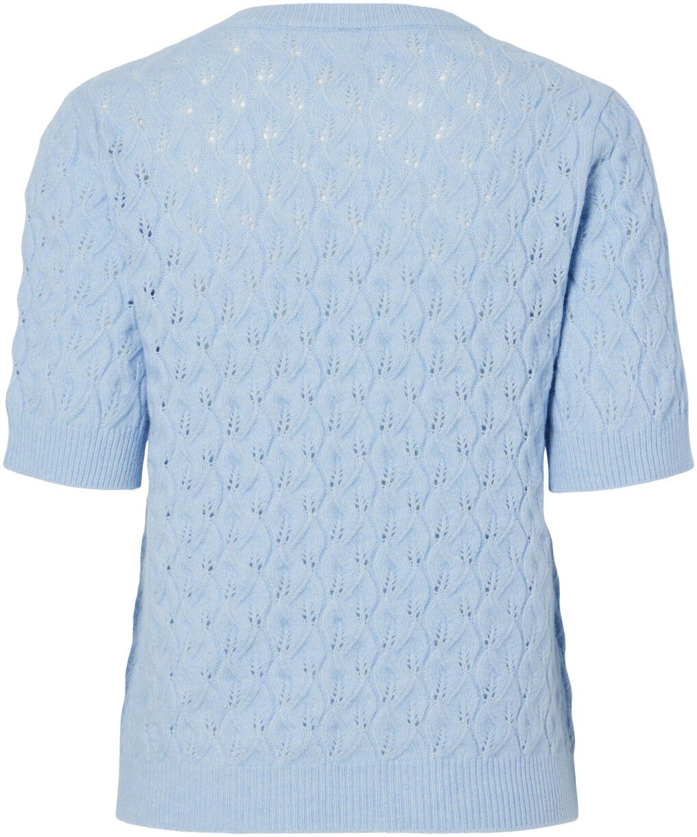 PCLELOU SS O-NECK KNIT NOOS BC