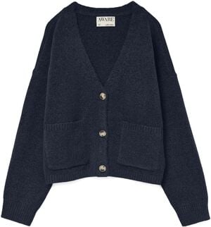 AWGEMMA LS V-NECK KNIT CARDIGAN NOO
