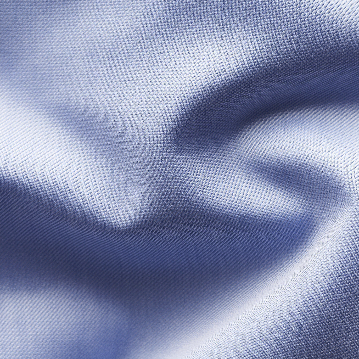 Light Blue Signature Twill Shirt French Cuffs - Slim Fit