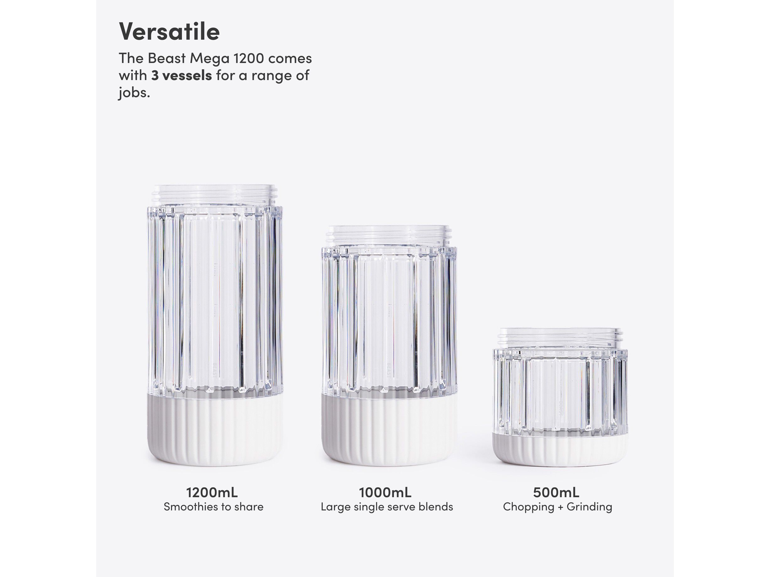 Blender Mega Plus 1200 Cloud white