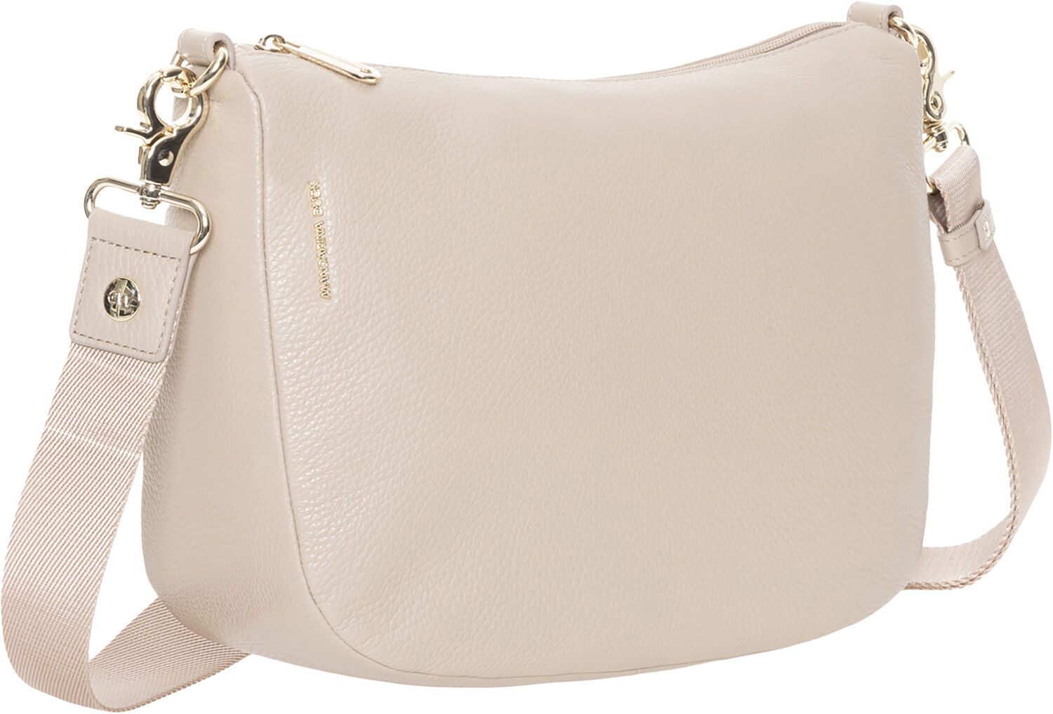 MELLOW LEATHER HOBO / WARM TAUPE