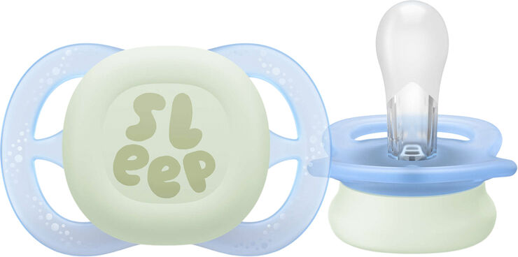Philips Avent Soother ultra start Nighttime - Pakke med 2 -