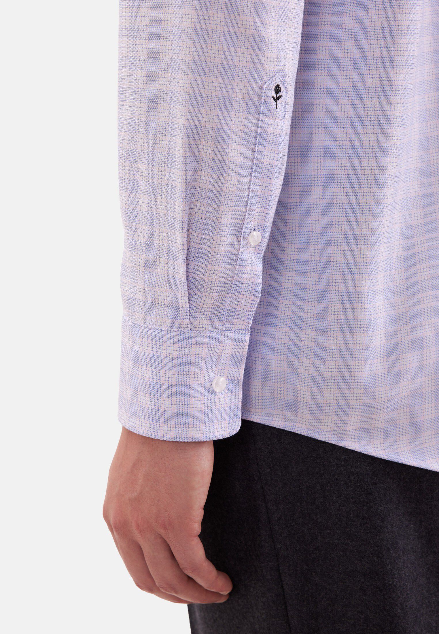 Business shirt Regular 1/1 Kent-Collar Check