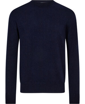 Merino brushed crew