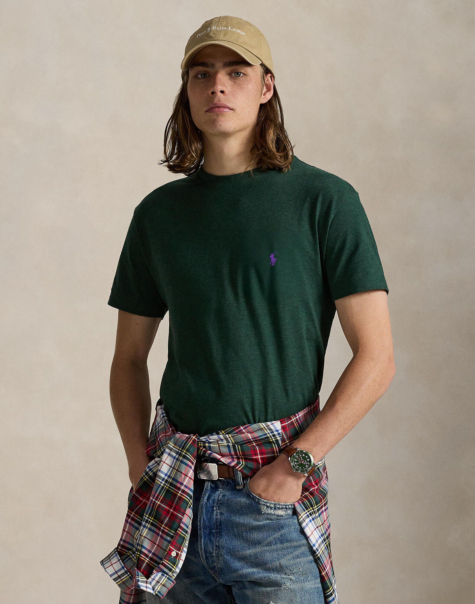 Custom Slim Fit Jersey Crewneck T-Shirt