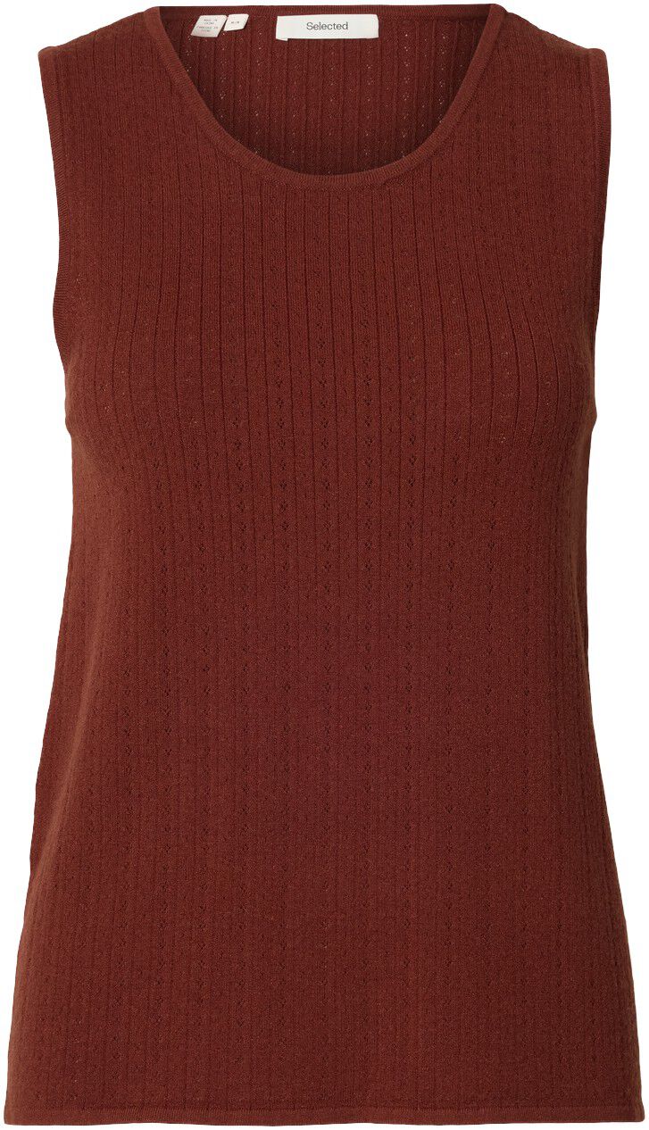 Slfhelle Pointel Sl Knit Top