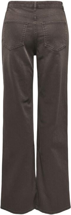ONLJUICY HW WIDE LEG BROWN DOT DNM