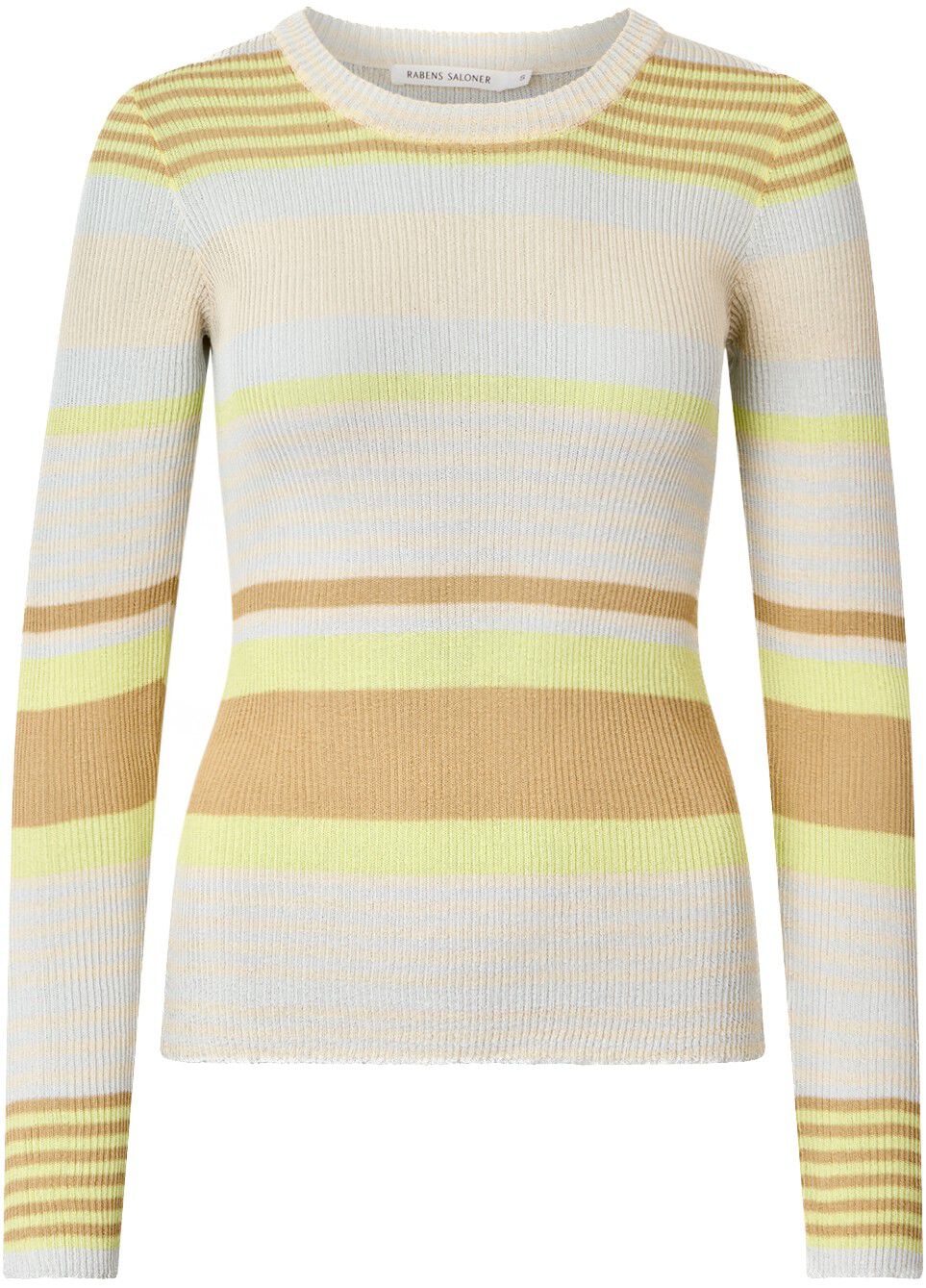 Ribbed stripes knit top - Jacka