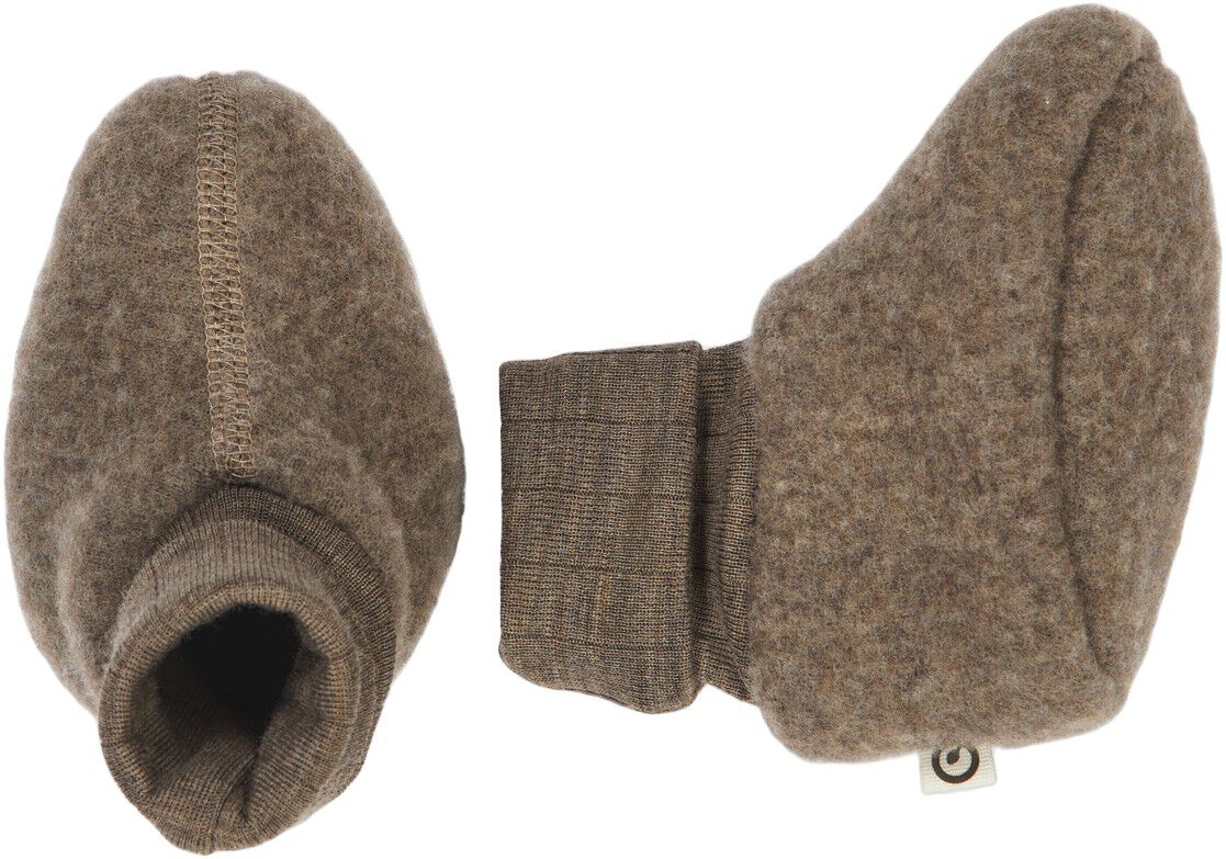 Woolly fleece booties