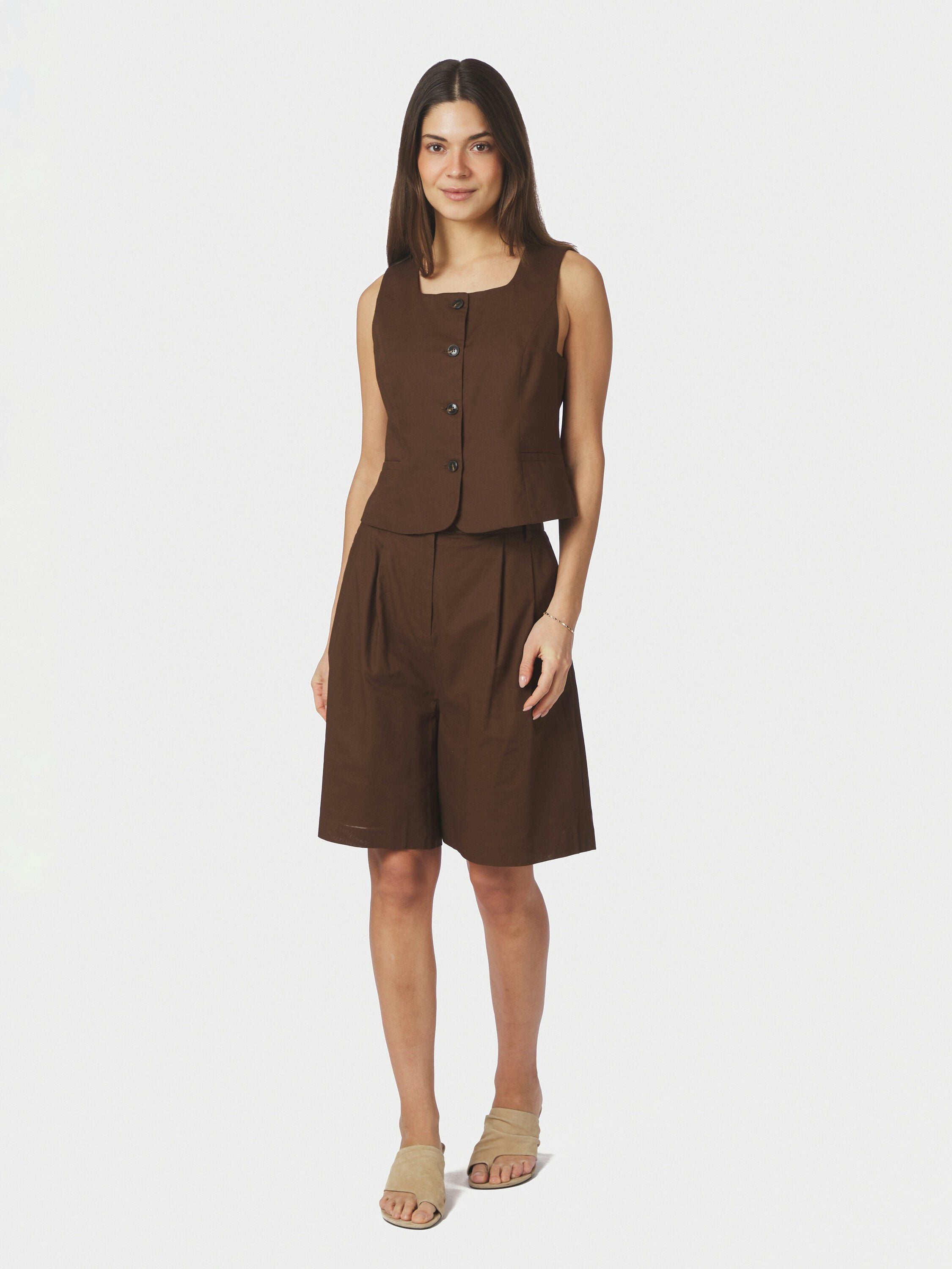 Yula Linen Waistcoat