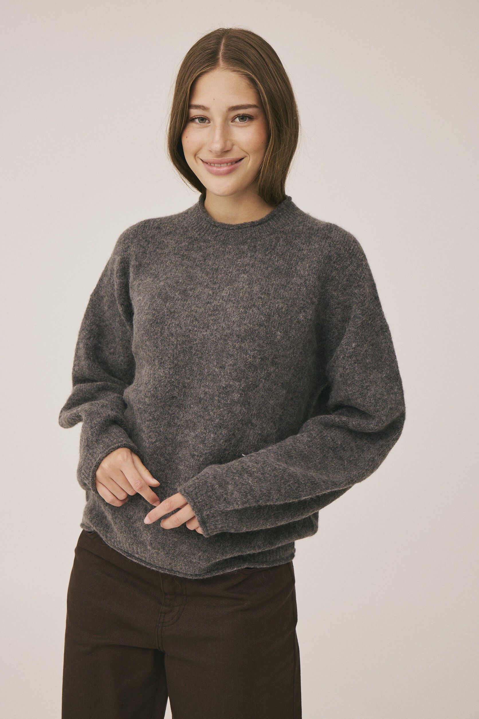 Cindi 9 Striksweater - Alpakamix RWS