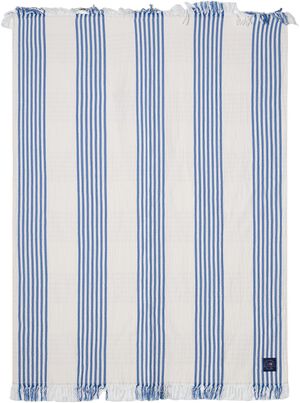 Striped/Checked Organic Cotton Throw