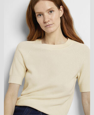 SLFELINNA NEW SS KNIT TOP NOOS