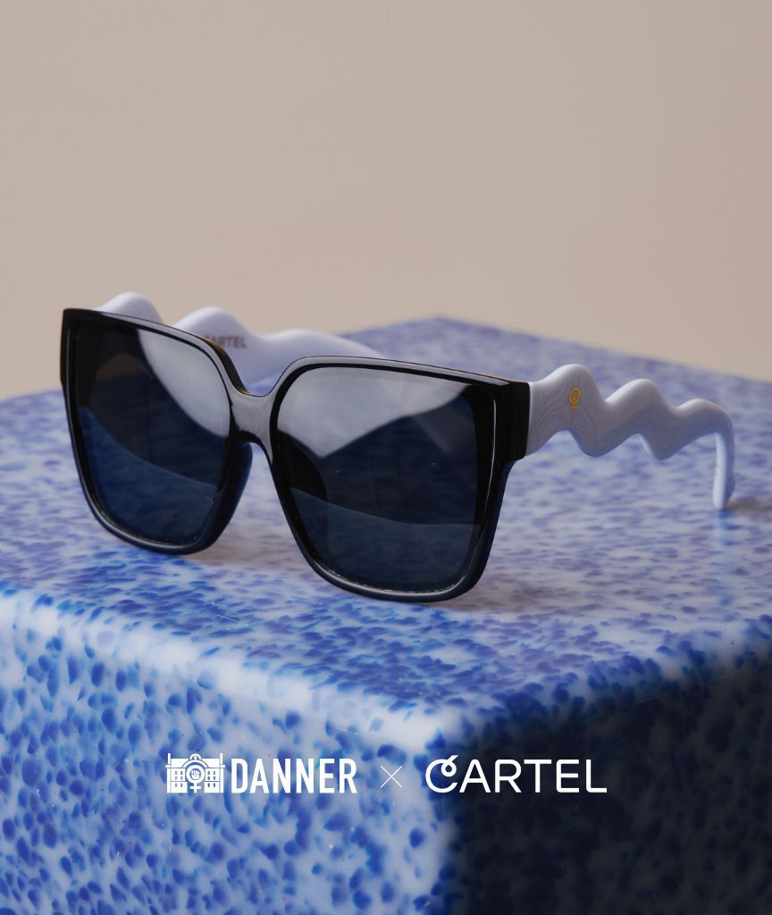 Danner x Cartel Square Sunnies - Nero/Shell