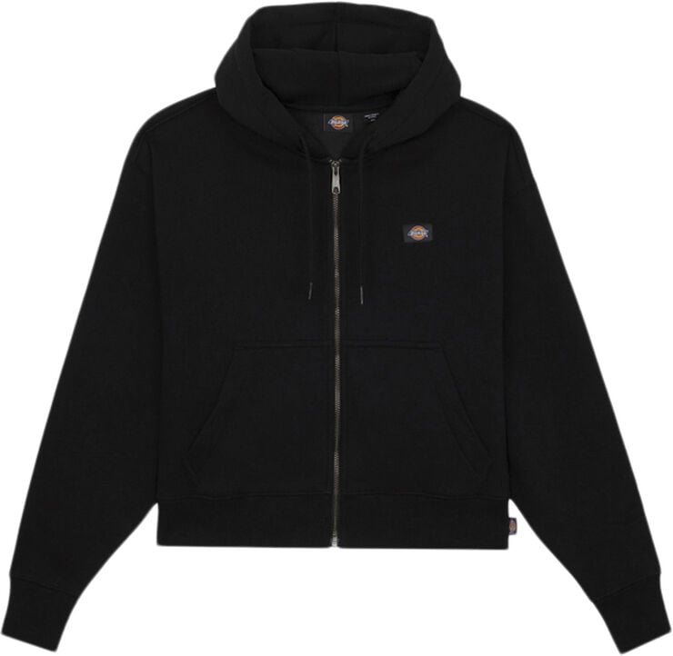 OAKPORT ZIP HOODIE W BLACK