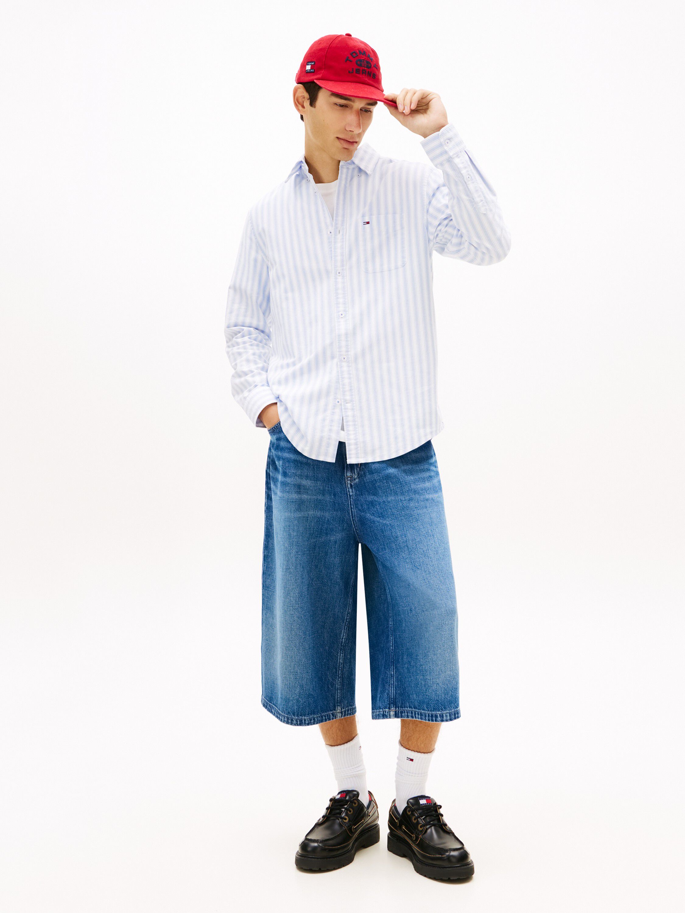 Regular Fit Stripe Oxford Shirt