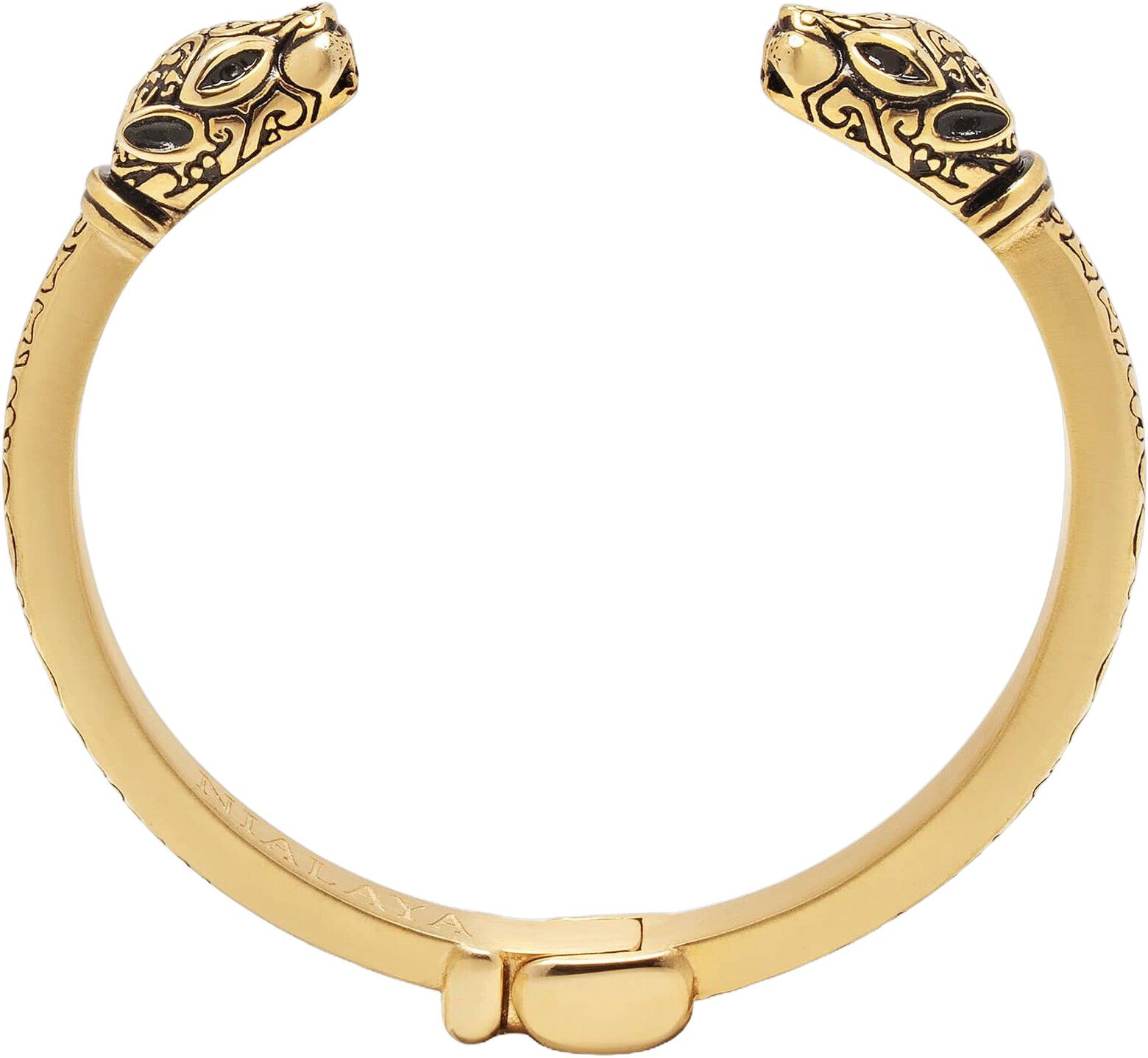 Men's Panther Bangle in Gold