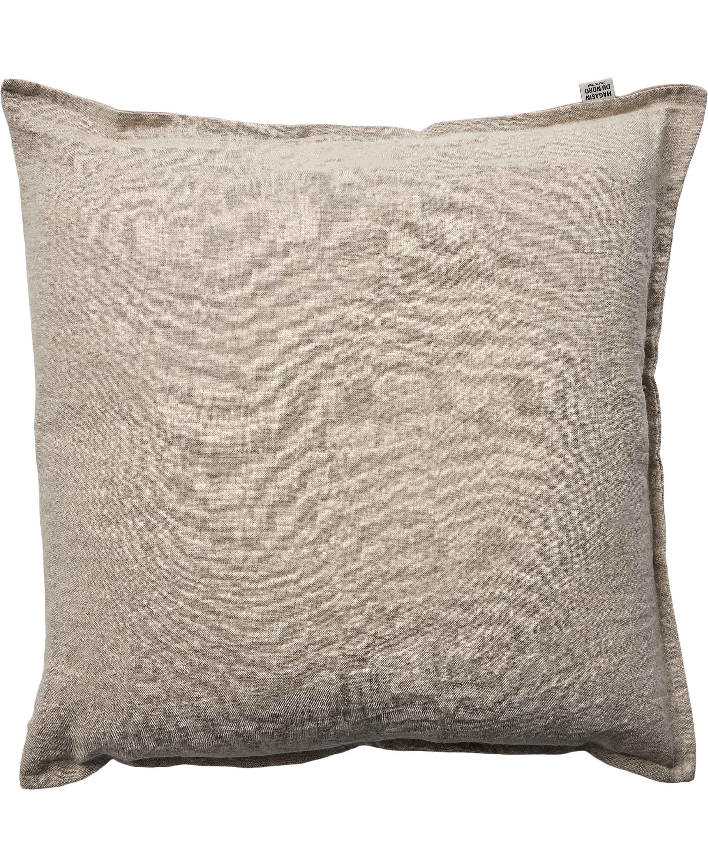 H&oslash;r vasket pude 50x50 Natural