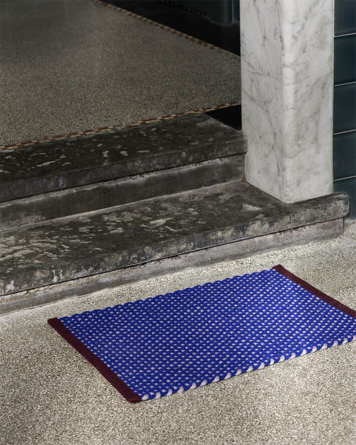 Door Mat-Royal blue