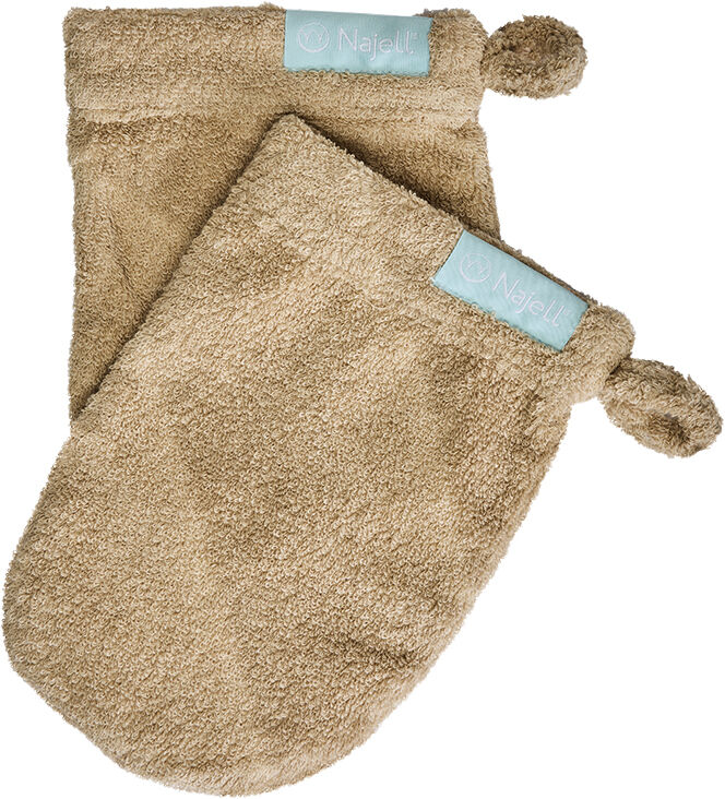 2 Pack Washcloths - Beach Beige