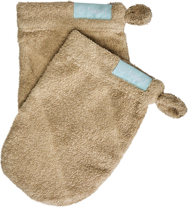 2 Pack Washcloths - Beach Beige