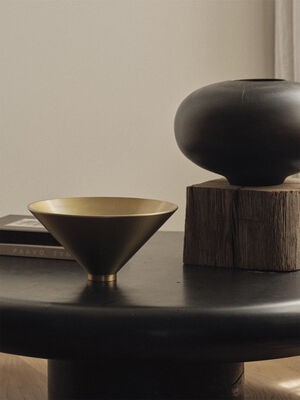 Taper Bowl, Brass