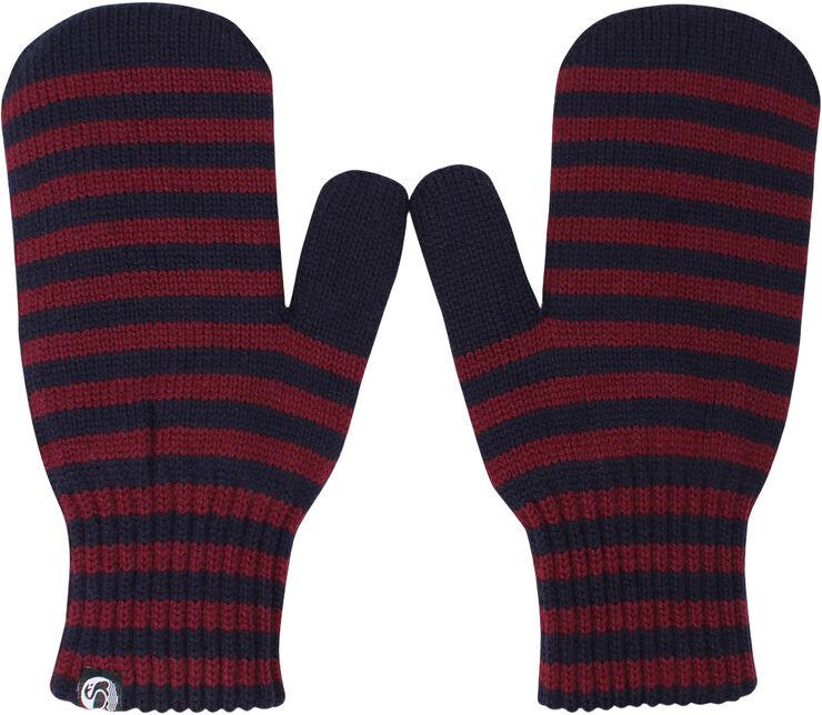 Danicebird Wool Mittens Dk Merlot/Dk Navy
